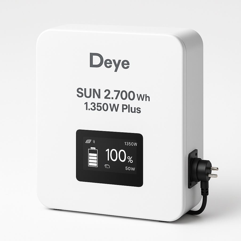 Deye SUN 2.700 Wh 1.350W Plus