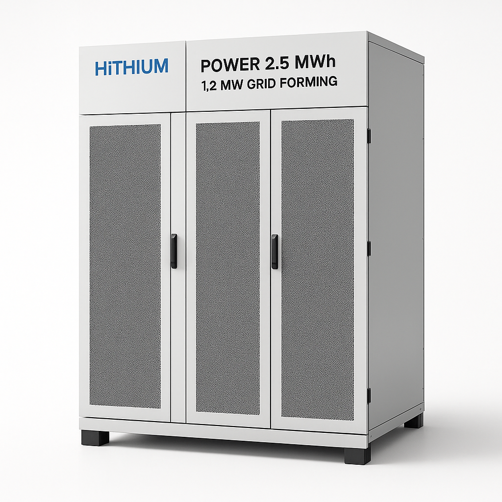 HiTHIUM ∞Power 2.5 MWh 1.2 MW Grid Forming