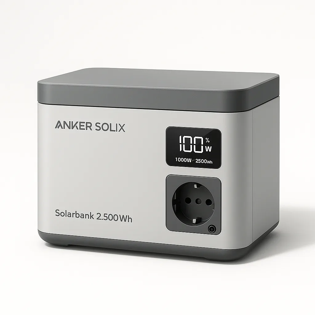 Anker SOLIX Solarbank 2.500 Wh 1.000W Nulleinspeisung