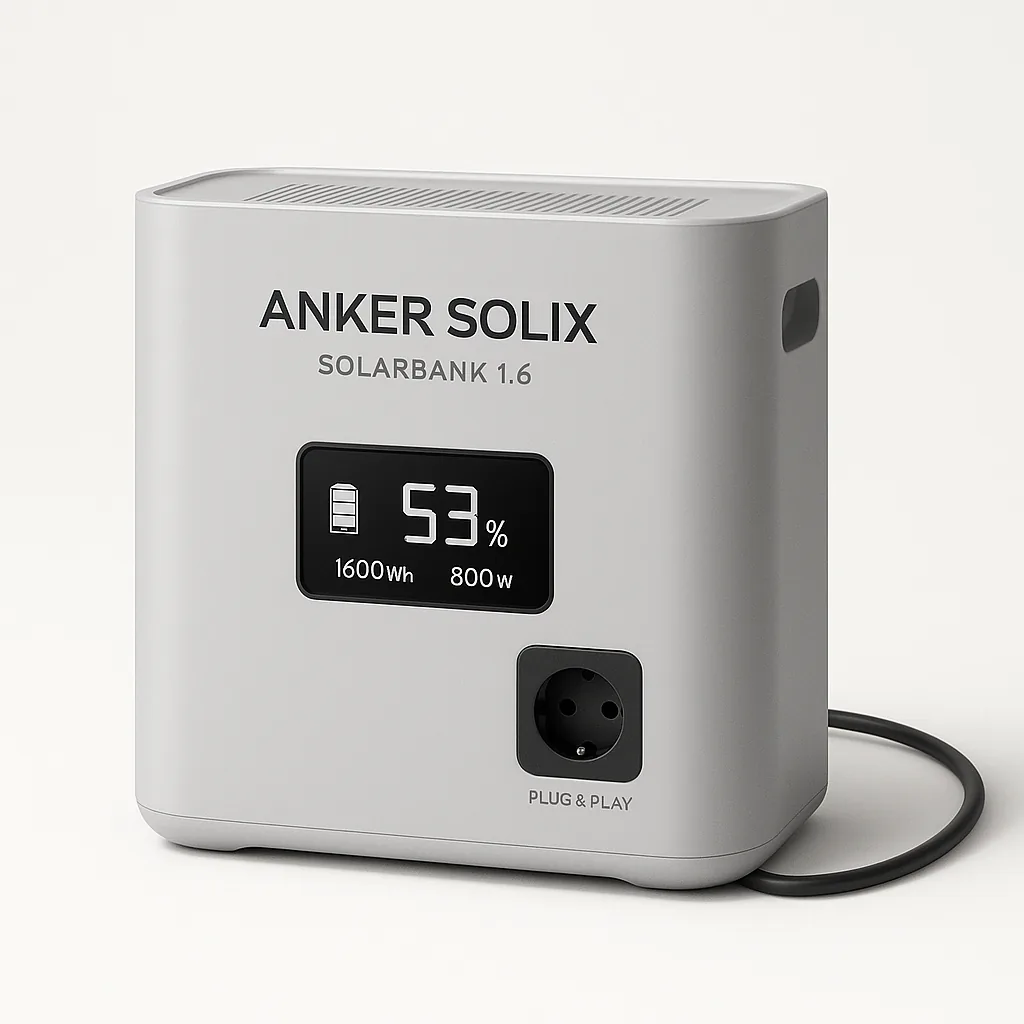 Anker SOLIX Solarbank 1.600 Wh 800W Plug & Play