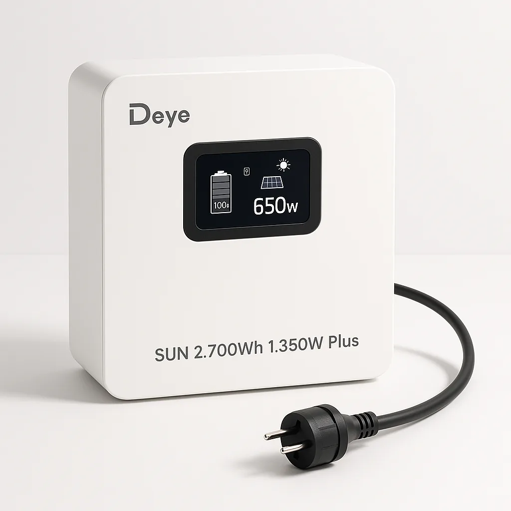 Deye SUN 2.700 Wh 1.350W Plus
