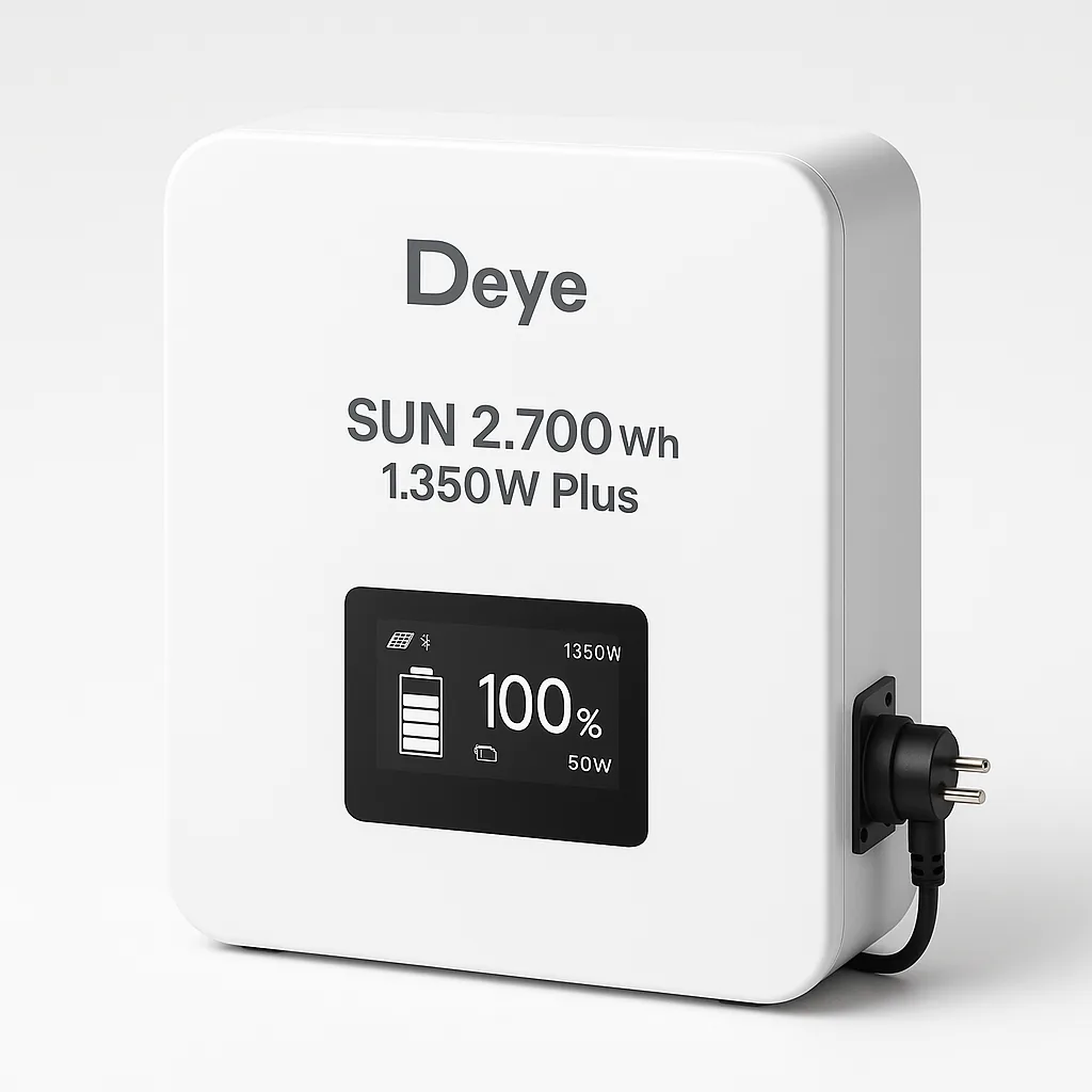 Deye SUN 2.700 Wh 1.350W Plus