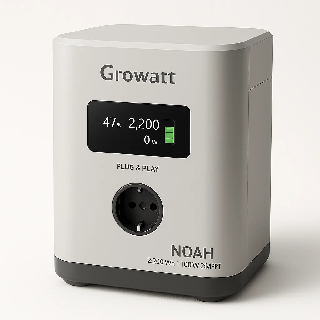 Growatt NOAH 2.200 Wh 1.100W 2-MPPT