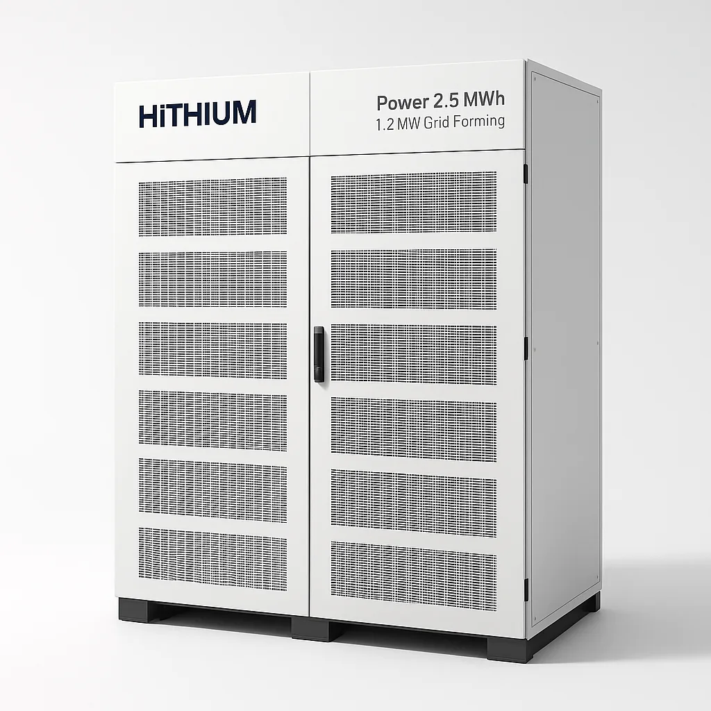 HiTHIUM ∞Power 2.5 MWh 1.2 MW Grid Forming