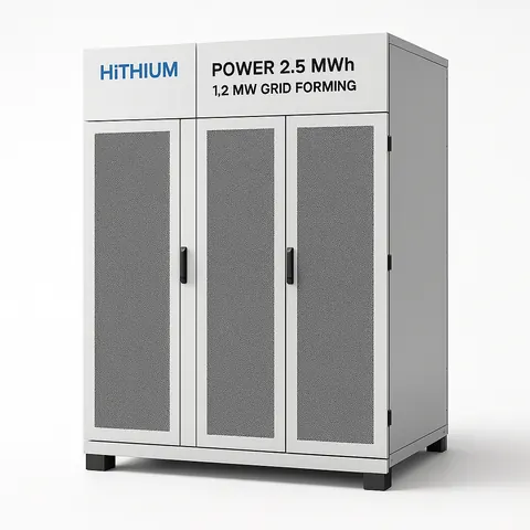 HiTHIUM ∞Power 2.5 MWh 1.2 MW Grid Forming